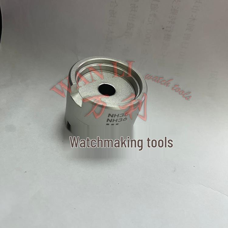 Soporte de Movimiento Doble Cara de Aluminio para Reparación de Relojes (Modelos: 2824, 2836, 2892, 2813, 8200, NH3536)