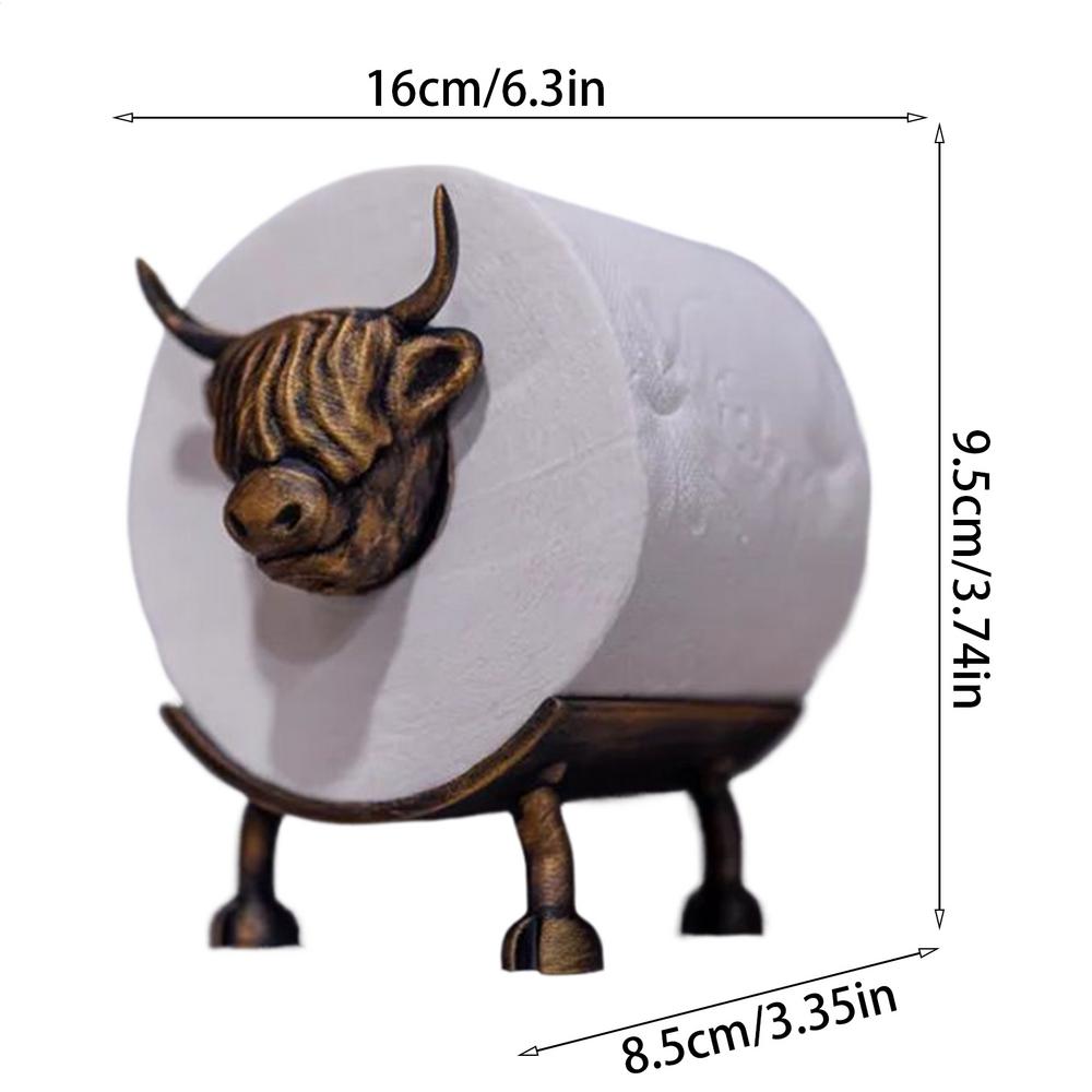 

Cute Dog Shape Toilet Tissue Rack Free Standing Storage Roll Paper Holder Animal Shape Decorative Toilet Paper Rack