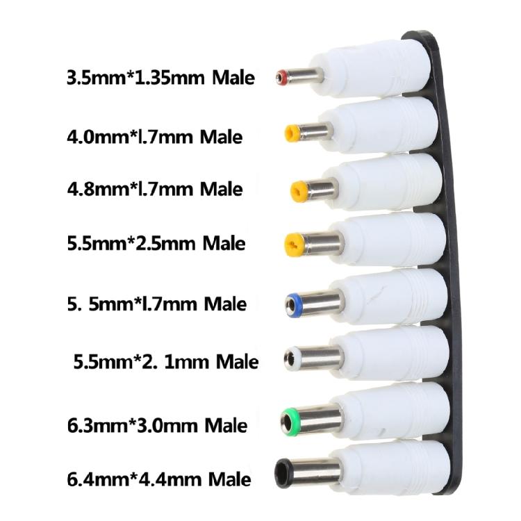 Flexible USB to DC5V Power Cord with 8 Interchangeable Connectors