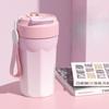 New Stainless Steel Coffee Cup Home Office High Appearance Level Thermos Cup Portable Car Water Cup