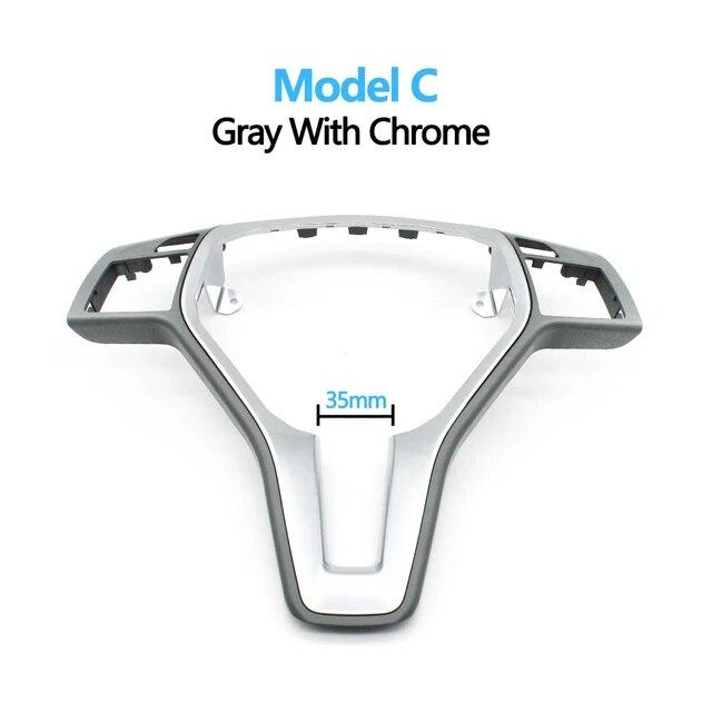 Car Steering Wheel Outer Frame Chromed Cover Trim For Mercedes BENZ C E GLK CLS Class W176 W246 W204 W212 GLK204 W156 W117 W218