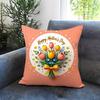Holiday Mothers Day Cushion Cover Comfortable Reversible Pillow Cover Ideal for Car Sofa Bedroom  Beyond