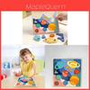 Wooden Baby Early Education Pasting Book With Planet Themes For Toddler Learning Toys