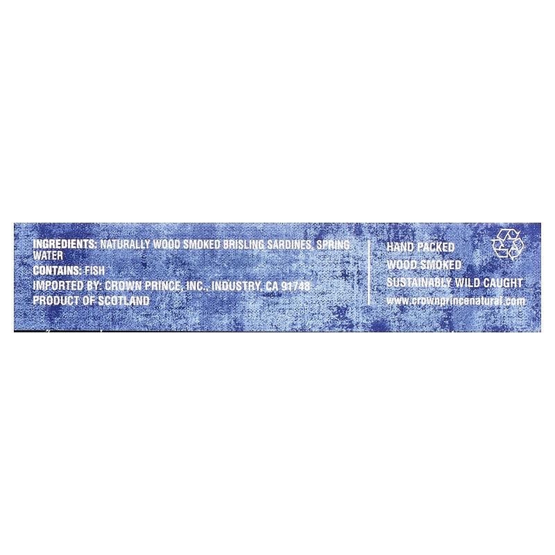 Brisling Sardines, In Spring Water, 3.75 Oz (106 G)