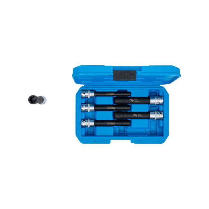 Jeu de douilles - BGS TECHNIC - E10 à E20 - Extra longues 12,5 mm - 6 pièces - Longueur 140 mm