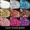 Mistura de Cânhamo Cristal Glitter Artesanal 20ml com Lantejoulas Hexagonais a Laser