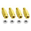 5/16"-18 Brass Battery Terminal Clamp Extension Bolts, Male and