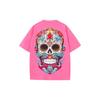 Summer new loose T-shirt skull print 230g pure cotton street tide brand short sleeve