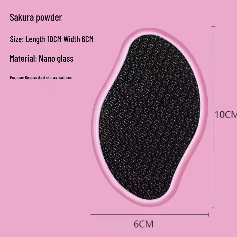 Exquisite Glass Foot Scraper: Heel & Callus Remover, Household Foot Care Tool