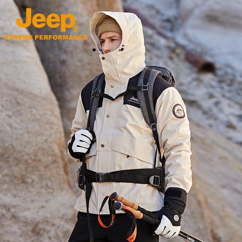 Мужская и женская флисовая куртка-трансформер 3-в-1 JEEP для альпинизма L
