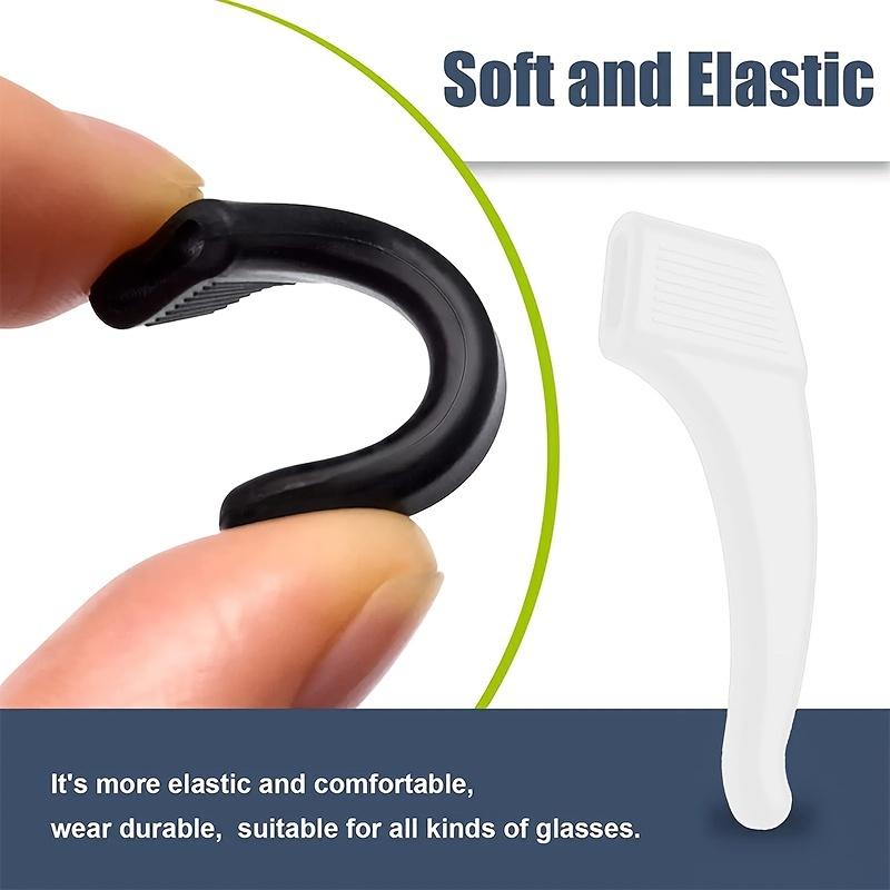 60/20pcs Anti-slip Silicone Ear Grip Glasses Eyeglasses Leg Ear Hook Stopper Bracket Fastener Accessories Eyewear Holder