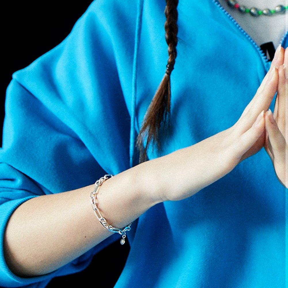 [Forte] Mandola Silver Bracelet