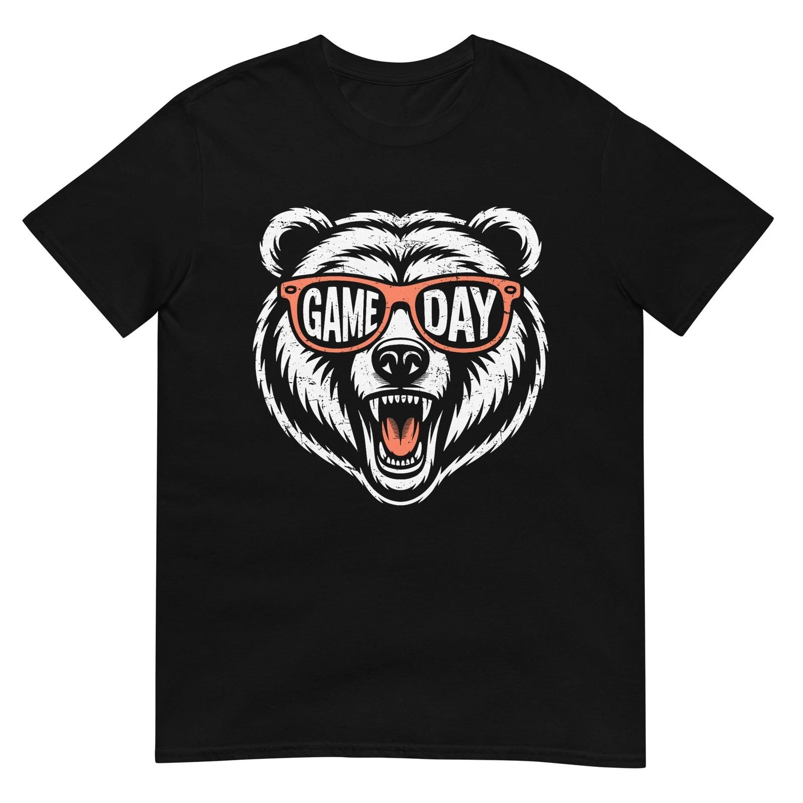 Retro Game Day Bear T-Shirt 3XL