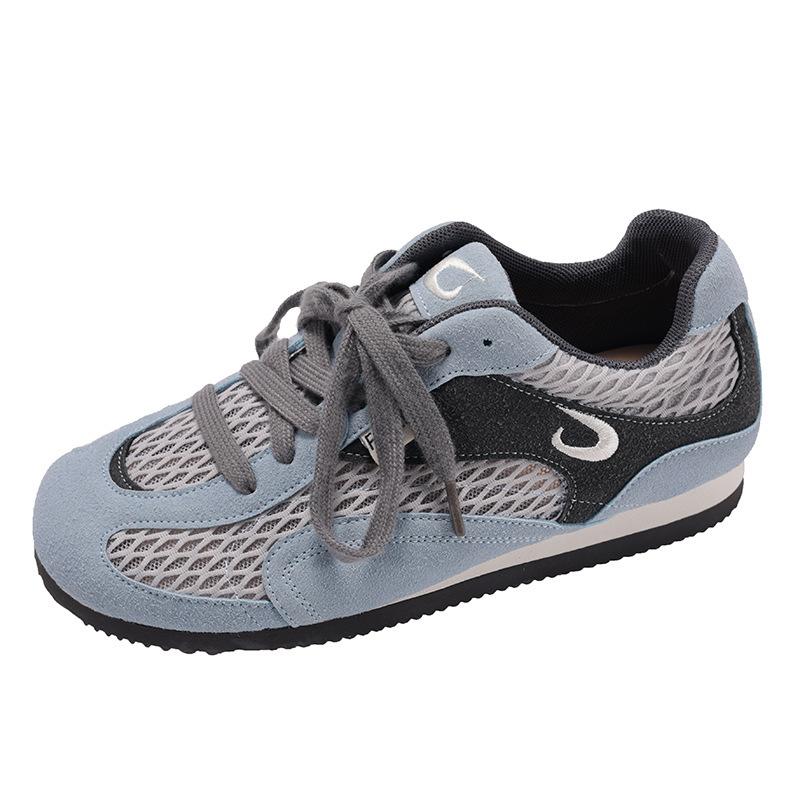 Fashion Female New Sports Shoes 2025 Fashion All Match Mesh Casual Training Women Shoes Concise Soft Low Heels Ladies Sneakers flats