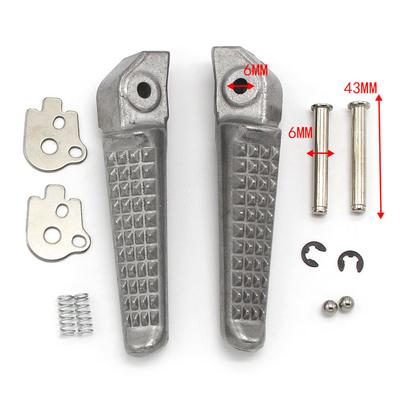 Motorcycle Footrests Foot Pegs Rear For Honda MOTO CB400F NT400 NTV600 CBR300R CBR650F NTV650 XL1000V NT700 CBR500 MSX125 CB500F