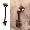 Yousheng Long Neck Animal Plush Keychain Soft Stuffed Dog Cat Frog Rat Pendant Plush Bags Backpacks Charm Birthday Gift for Animal Lovers