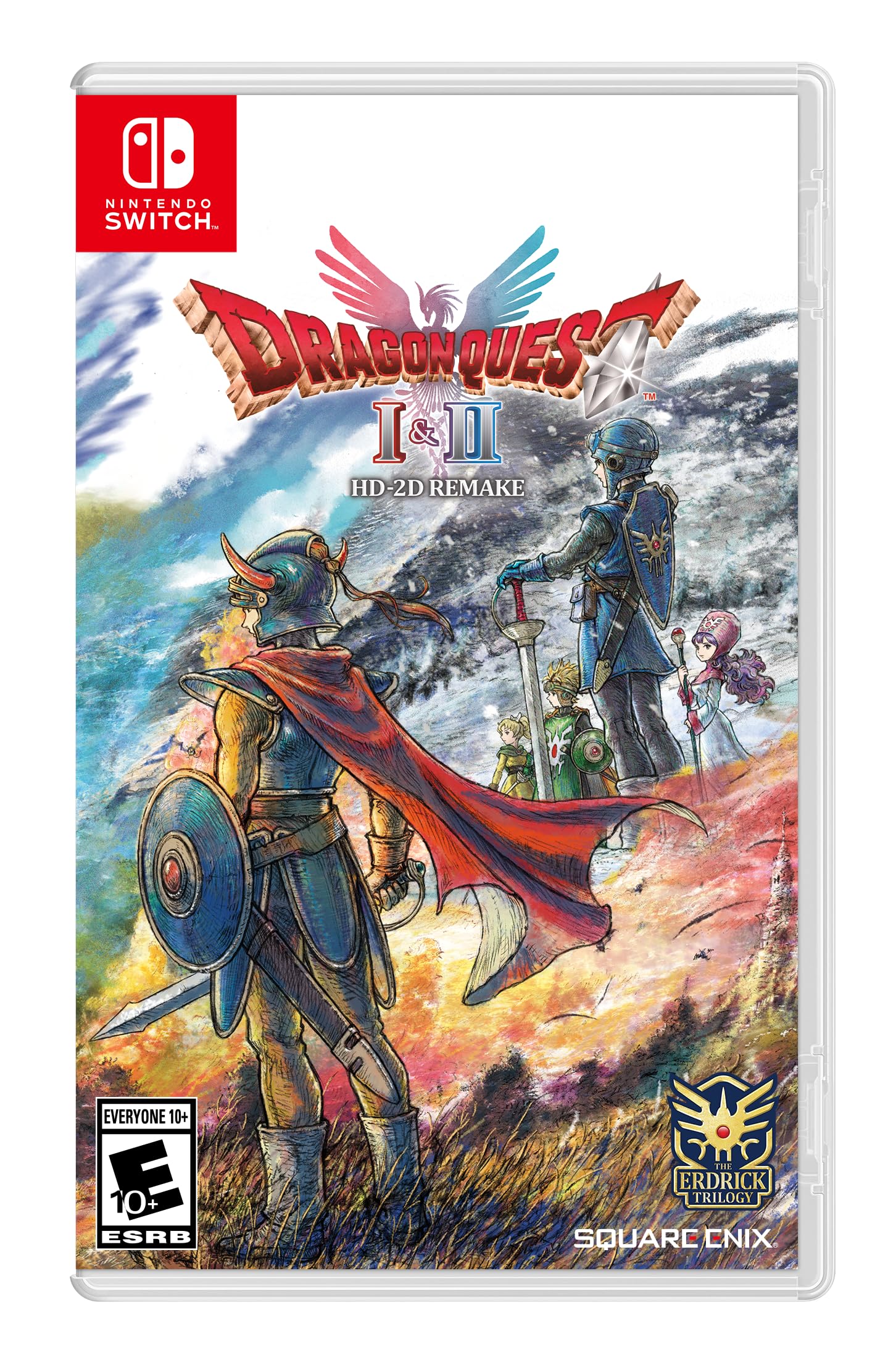 

Dragon Quest I II Remake North Switch & HD-2D (Import America) – красный