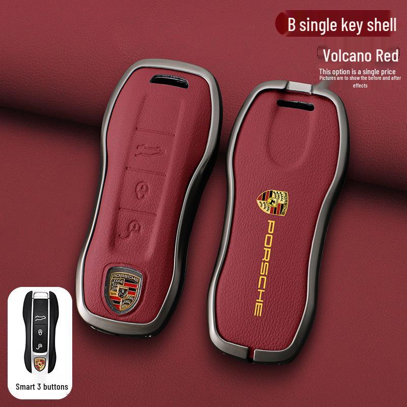 Porsche Key Case for New Macan, Cayenne, Panamera, 911, Maca, 718