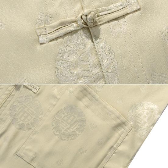 Мужской топ в китайском стиле с воротником-стойкой — фото 7