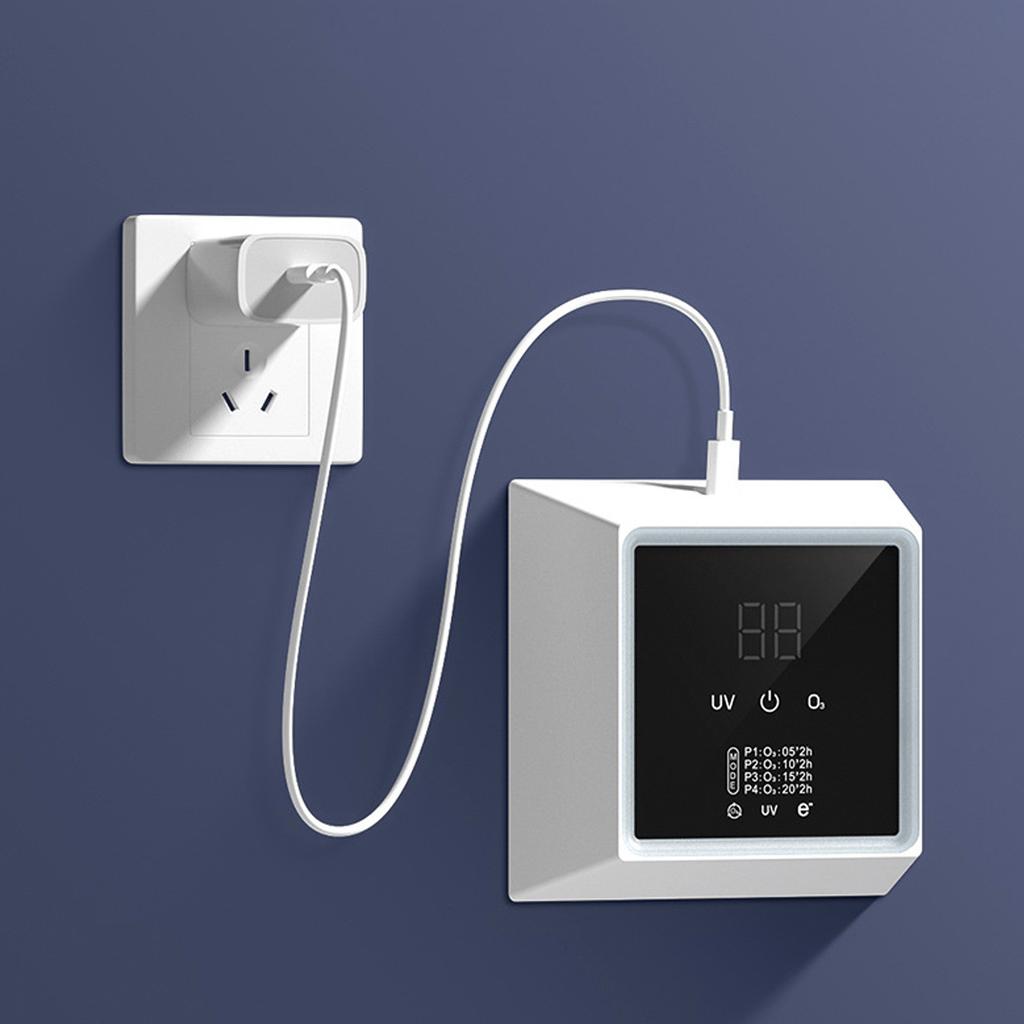 Negative Ion Purifier for Home Quiet Cleaner for Bedroom Kitchen Dust Pets Smell
