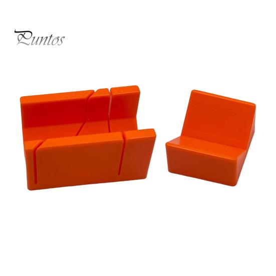 

2 шт. прочная коробка для резки под углом 45/90 градусов, металлические изделия, дерево, пластик, направляющий инструмент для столяра-мастерского, плотника оранжевый