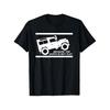 1pc Men'S Funny Off-Road Adventure T-Shirt | Black Crewneck Tee with "Because The Earth Is Flat" Slogan and Bold SUV Design, Machine Washable,