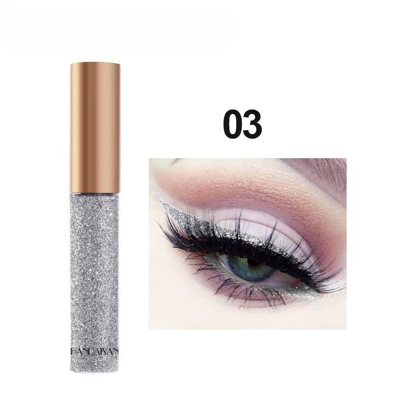 Flüssiger Lidschatten Make-up Nachtclub Bühnen Make-up Blendende Farbe Schimmernde Pailletten Blinker Flüssiger Lidschatten