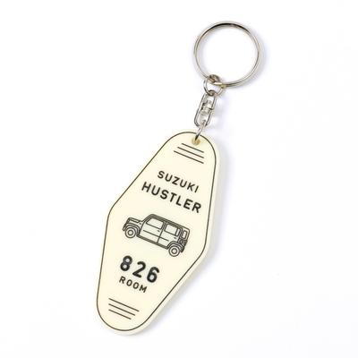 SUZUKI Hustler Motel Keychain (Ivory)
