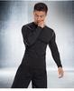 Men's Quick-Dry Autumn Training Tights with Sweat-Wicking Long Sleeves for Running, Basketball, and Fitness