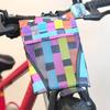 Bicycle Storage Bag Detachable Front Handle Basket Large Capacity Pocket Fits Bicycle Motorcycle Phone Bag Accessory