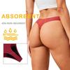 Large size women's physiological underwear leak-proof four-layer sanitary napkin-free sticker menstrual thong