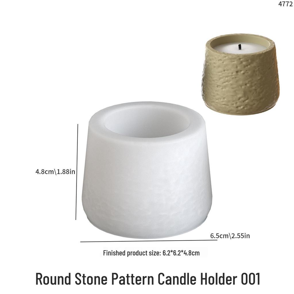 Poppy DIY Silicone Mold for Storage Jar, Candle Cup, and Flower Pot Display