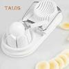 2 In 1 Multifunctional Home Tool Stainless Steel Cutter Chopper Peeler Egg Slicer Kitchen