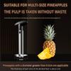 Ananasschneider, Fruchtdeckel-Schäler, Ananasschneider Edelstahl Obstschneidewerkzeuge, Küchenzubehör