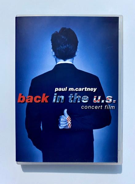 DVD ПАУЛ МАККАРТНИ  Back In The U.S. C9724347798993 Capitol Records 2002 США Рок Б/у