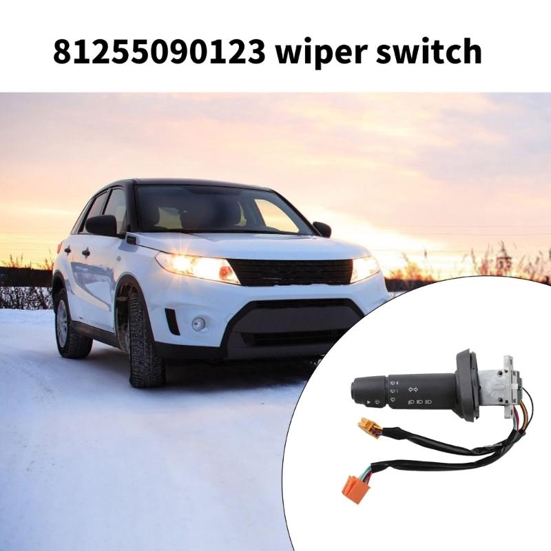 Truck Turn Signal Wiper Control Switch 81255090128 81255090147 81255090085 High Compatibility Enhancing Driving Comfort