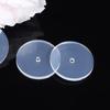 50Pcs Silicone Earring Stopper for Piercings Clear Discs Stabilizer Pads for Droopy Ears Heavy Earring Non Pull Support Patches