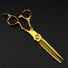 6.0 Inch Nimpson Colored Alligator Plaid Handle, Hair Scissors, Hair Scissors, Flat Scissors, Thin