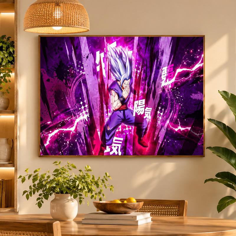 5D Diamond Painting Dragon Ball Gohan DIY Full Drill Diamond Art Kit Home Decoration