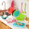 Foldable Design Dish Drying Rack Multicolor Storage Holder Kitchen Drainer  Kitchen Organization
