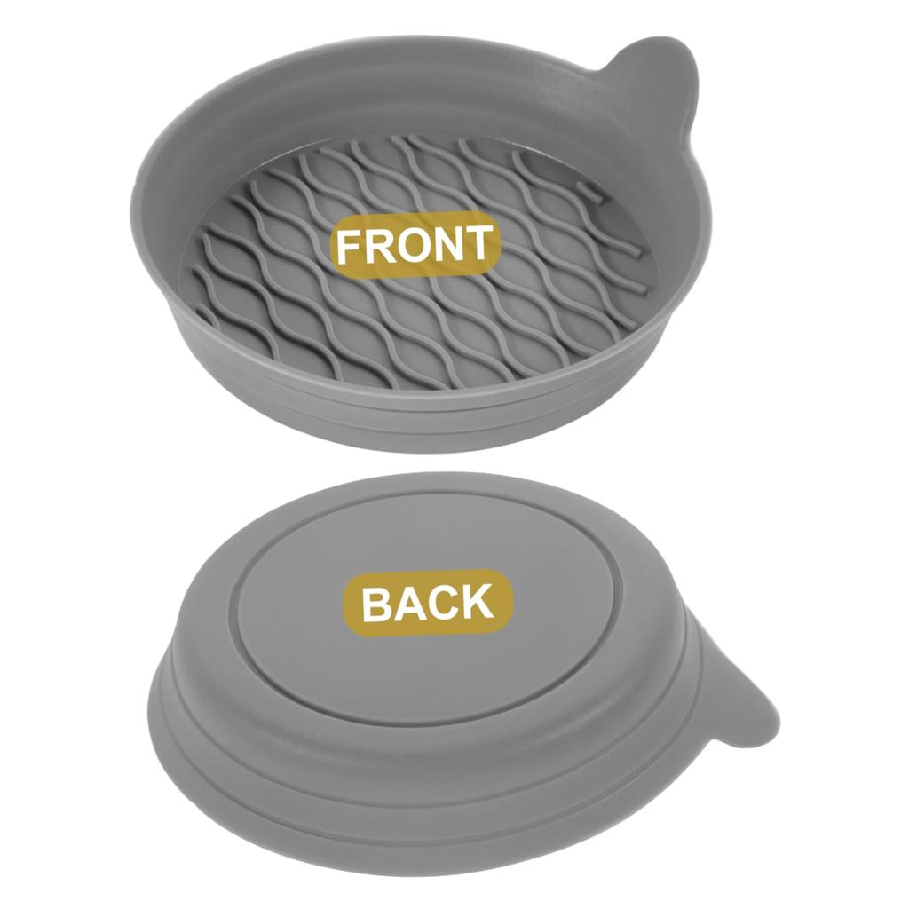 HEALEEP Car Drink Coaster Set of Silicone Cup Car Interior Storage Pad for Highly Easy to x x cm 4, Mat, Round, Non-Slip, Soundproof,