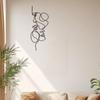 Handcrafted Wrought Iron Wall Art Metal Sculpture for Living Room Decor Restaurant Background