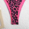 Sexy Leopard Print Micro Bikini Swimsuit Women Sexy Lace Up Triangle Mini Thong Bikini Set New Beach Wear Lady Bathing Suit