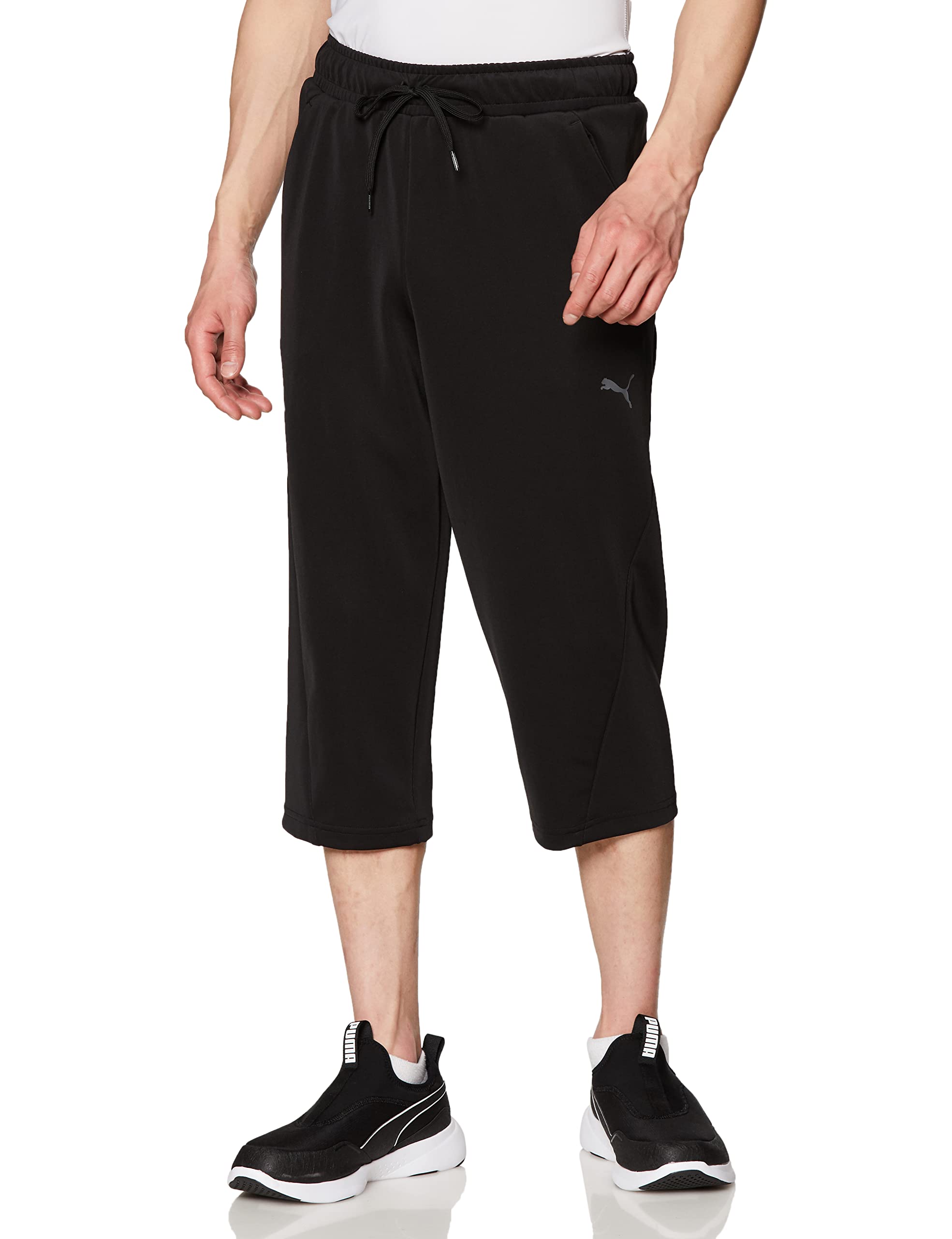 

674919 Water Absorbent Quick Drying UV Protection Jersey PCPC Knit Pants 23 Color Black M [PUMA] Men s 3/4 Spring/Summer (01)