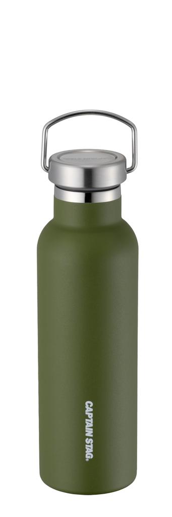 CAPTAIN STAG Sports Water Direct Double Stainless Vacuum Keeps Drinks Cold and NEW HD Olive Love Bottle, Bottle, Drink, Steel, Insulated, Hot, Bottle,