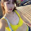 Lemon Yellow Sexy Triangle Bikini for Women - Flattering Small Chest Vacation Swimsuit