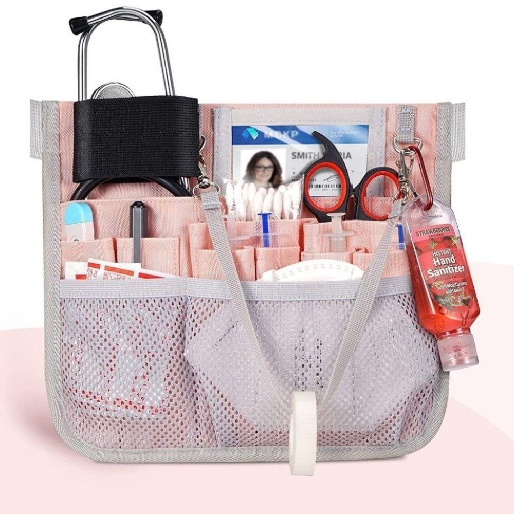Multi Compartment Nursing Organizer Belt Ergonomic Adjustable Nurse Pack Apron with Tape Holder Nurse Bag For Nurses