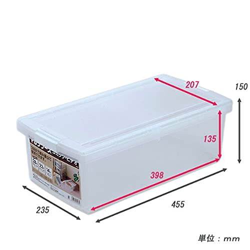 Comic Case, Multi-Storage Case, Box, Plastic Media Case (Set of 4, Clear)