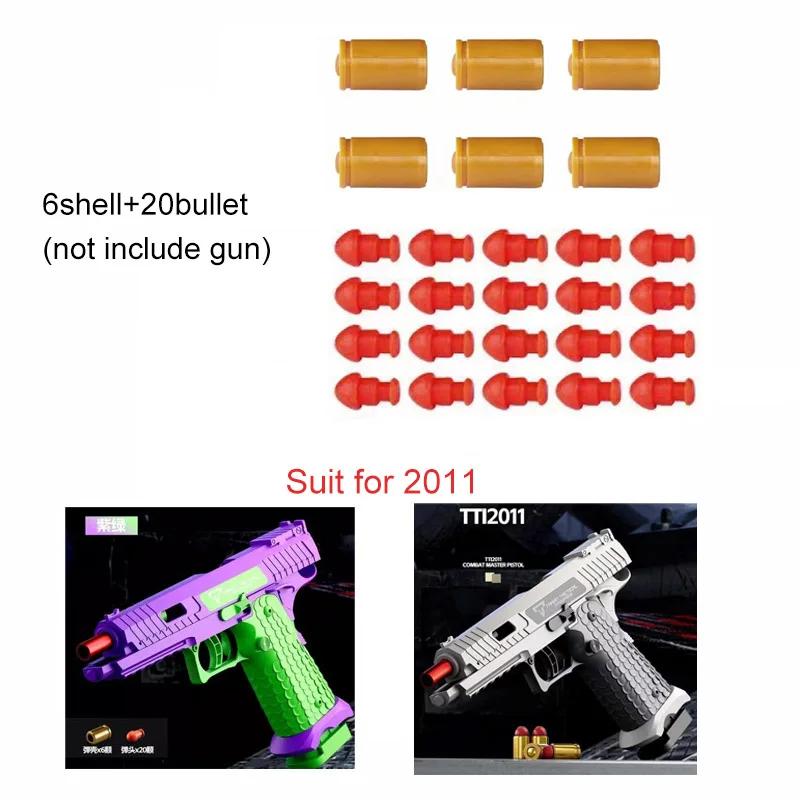 Automatic Desert Eagle TTI2011 USP Pistol Gun Continuous Firing Shell Ejection Empty Hanging Revolver Outdoor Shooting Toy Gun