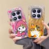 For Redmi 14C A3 13C Note 13 14S 14 Pro Plus 5G 15 15C Women Phone Case Cartoon Cat Panda Pattern Popular Fashion Bumper Shells